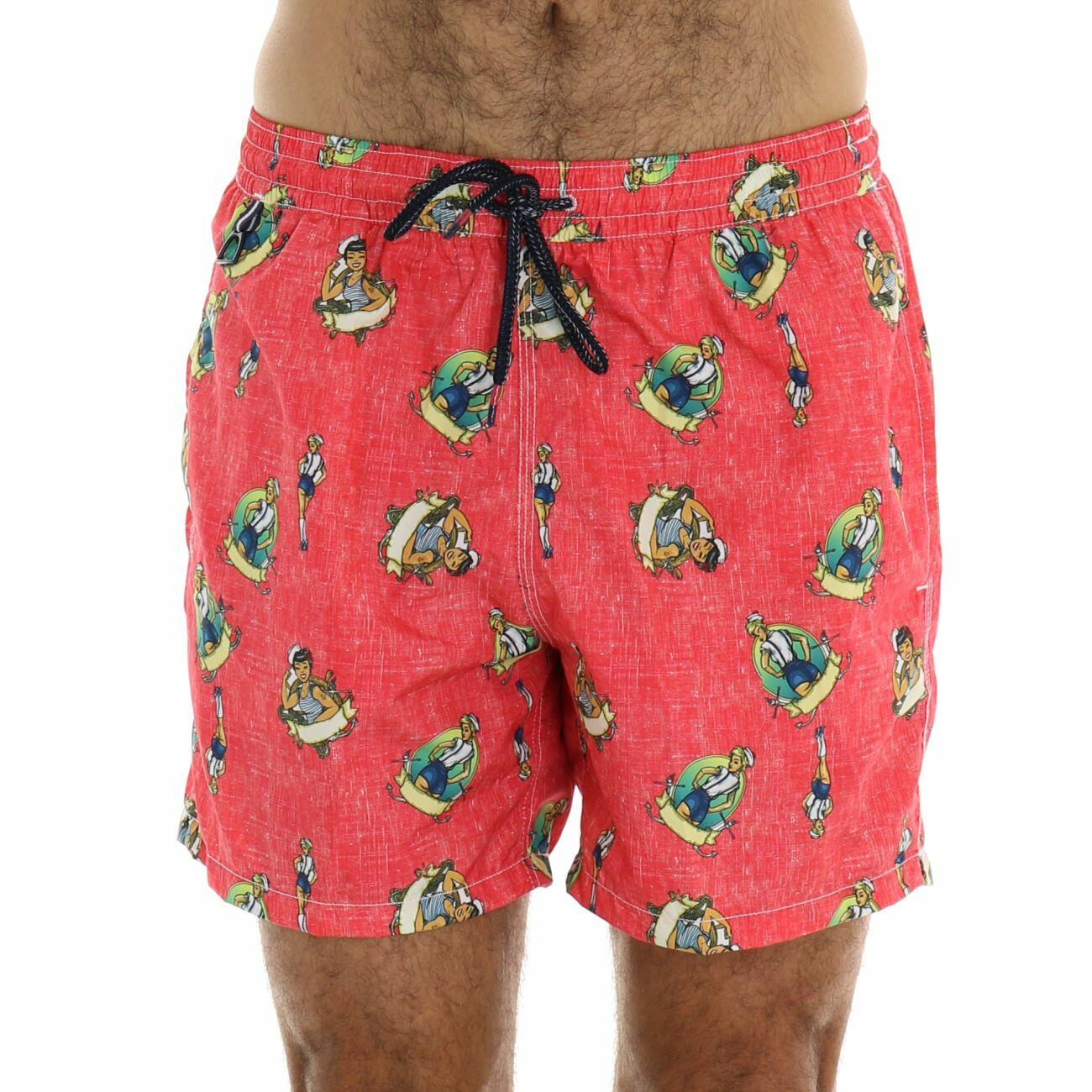 COSTUME UOMO PIN UP ROSSO